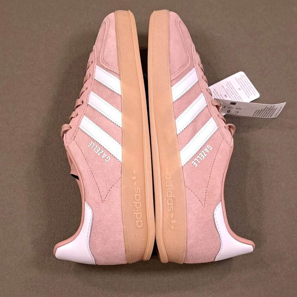 Adidas Gazell Indoor Sneaker - Color: Clay / White - Size: Women 9.5 - Picture 7 of 10